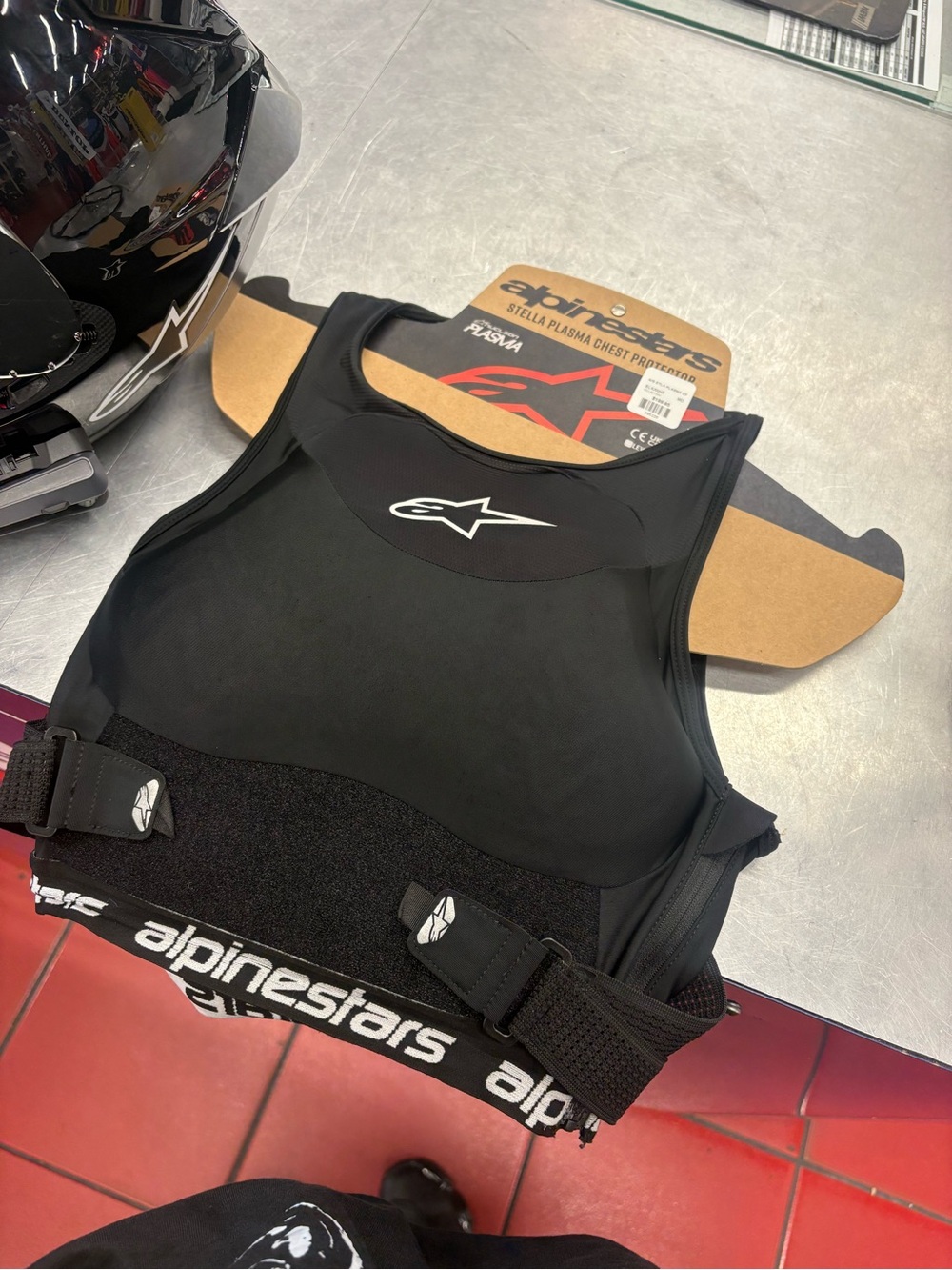 Alpinestars Black Stella Plasma Chest Protector